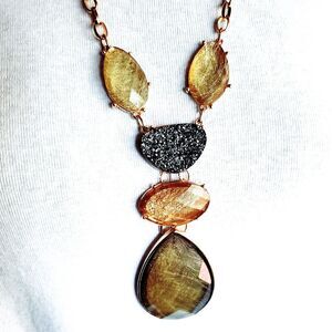 Chicos Signed Boho Necklace 32"